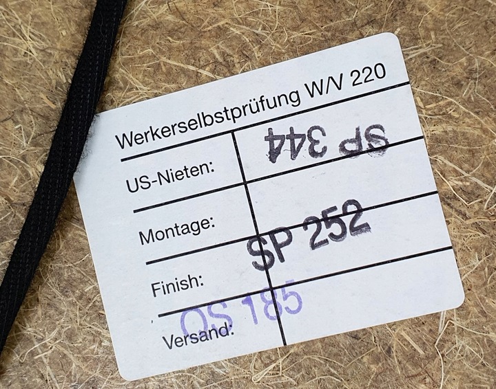 фото №10, Оббивка боковина двері праві зад mercedes w220