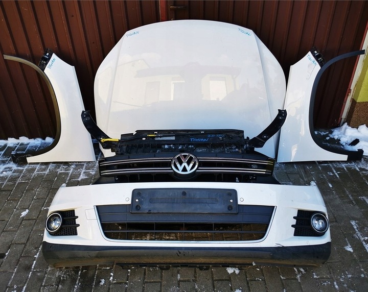 фото №16, Vw tiguan i 5n 5n0 рестайлінг 11-15 бампер перед комплектний демонтаж 6xpdc