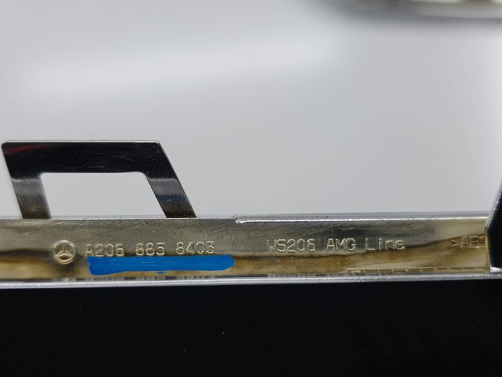 фото №11, Наконечник декоративная глушитель накладка рамка хром mercedes c w206 amg line 20-