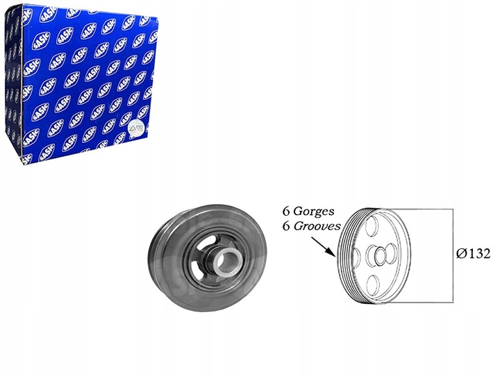 фото №1, Колесо пасове вала колінчастого ford b-max c-max ii ecosport fiesta vi