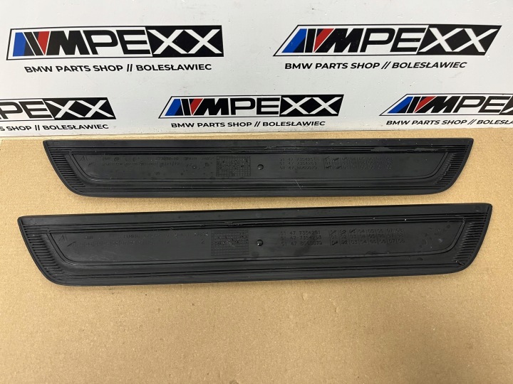 фото №8, Bmw x3 f15 x4 f26 планки накладки пороговые м-пакет 7354251 8065079 7354253