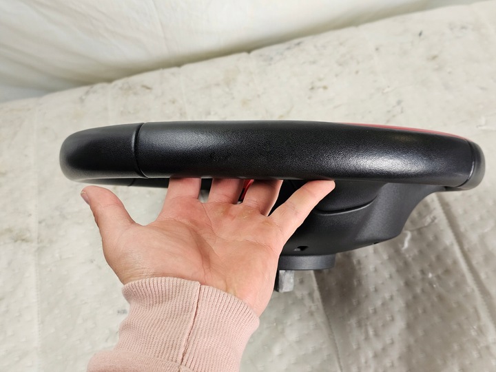 фото №10, Кермо мультифункція renault clio iv шкіра червона r1203