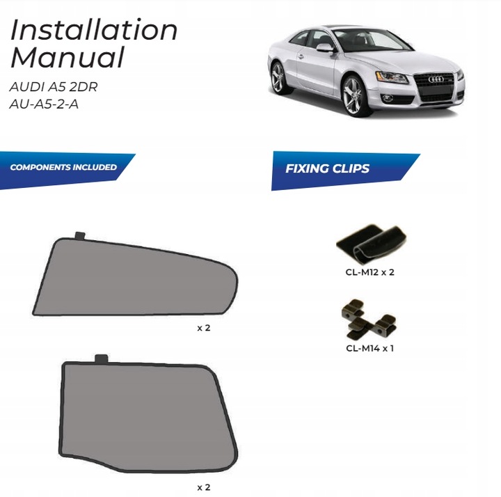 фото №15, Шторки солнечный audi a5 5d 8t3 2007-2016- защитные накладки ролеты солнцезащитный