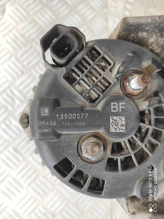фото №8, Генератор 100a 13500577 bf opel insignia a astra j zafira c 1.8 16v a18xer