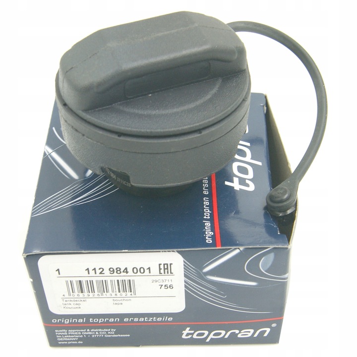 фото №1, Topran кришка заливання пального do vw passat b5 golf iv