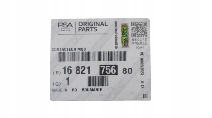 фото №3, Контакт двері зсувних контактор ducato boxer 06r+