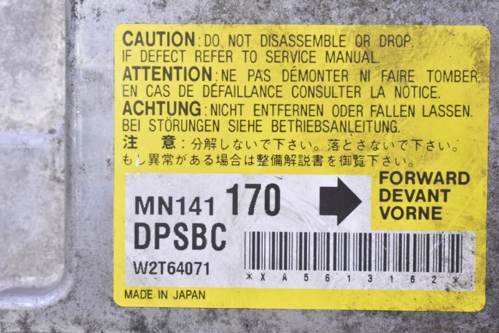 фото №9, Модуль датчик подушка подушек mn141170 mitsubishi eclipse 4 iv 4g 06-09