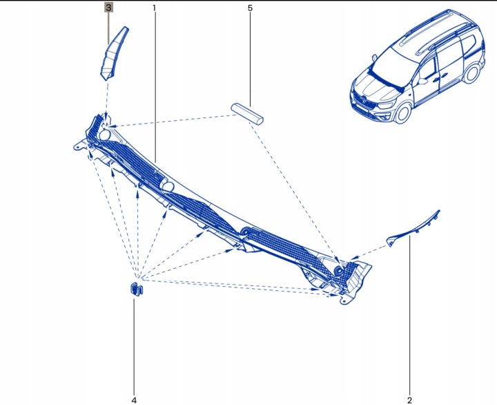 фото №11, Кутник жабо  праве renault kangoo iii 4 iv nissan townstar 668101478r