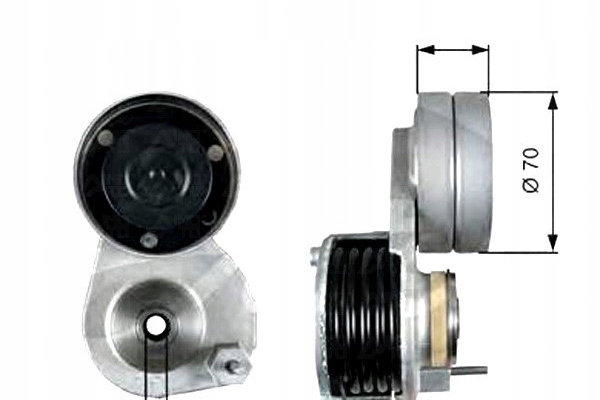 фото №2, Натяжитель ремень многоручьевая daf cf 85 xf 105 mx2