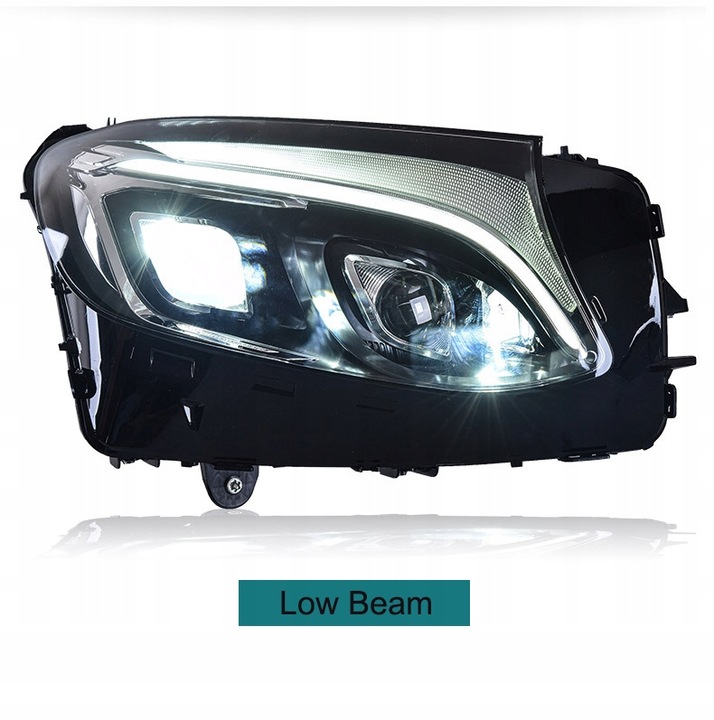 фото №14, Повний набір фари автомобільних led do mercedesa benz glc260 300 w253 2016-2019