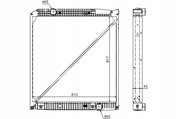 фото №2, Радиаторов двигателя mercedes actros actros mp2 / mp3