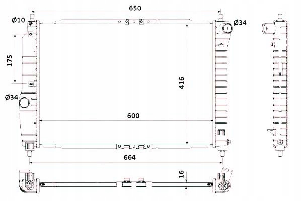 фото №1, Nrf радиаторов deawoo/chevrolet kalos 02- 1.2/1.4/1