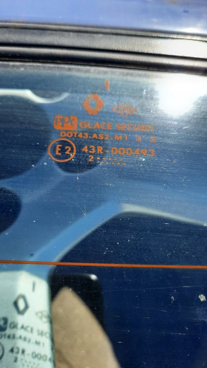 фото №2, Стекло крышка зад задняя багажника renault clio i 92r