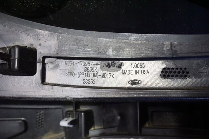 фото №12, Ford f150 lightning 2021 2023 планка накладка передняя бампера перед usa