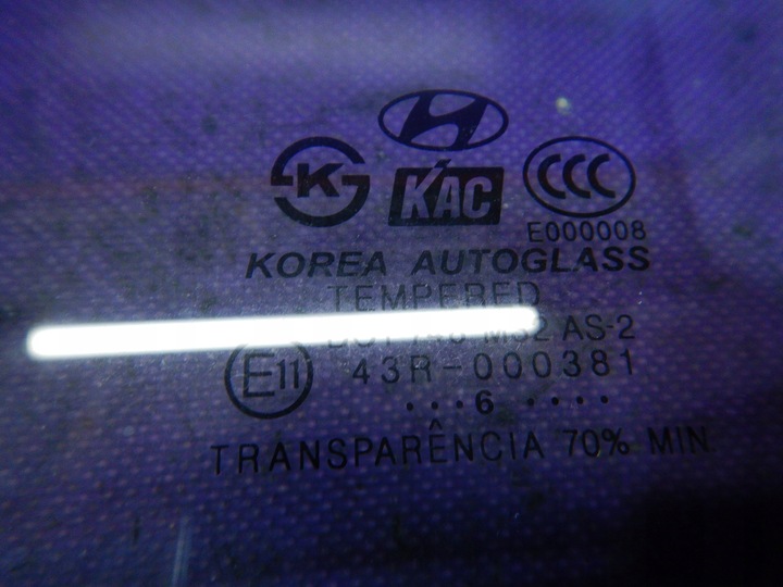 фото №2, Tucson i 04- скло дверна двері лівий зад задня