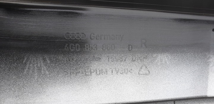 фото №8, Audi a6 c7 4g поріг планка порогова права накладка