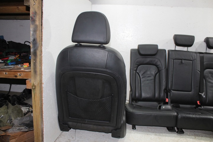 фото №10, Audi q5 8r сиденья кожа цельная elktryka комплект