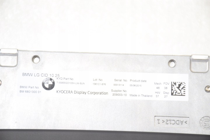 фото №14, Bmw 7 g11 g12 екран монітор дисплей дисплей cid 10,25"