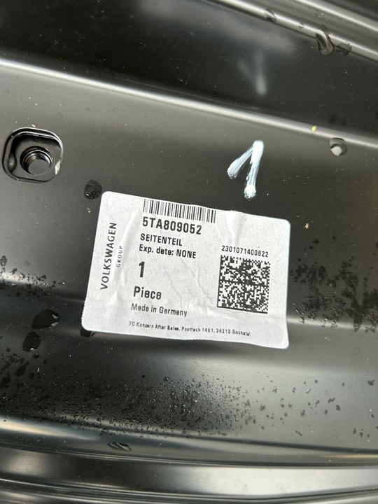 фото №9, Vw touran 5ta крило зад правий 2015-2023 5ta809052