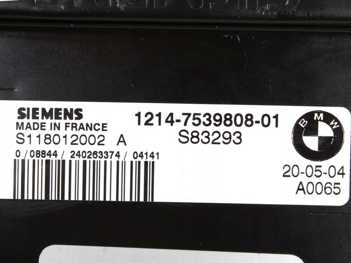 фото №7, Компьютер двигателя mini cooper one s r50 r52 1.4 1.6 7539808