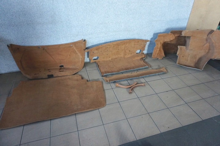 фото №4, Mercedes w140 cl обивка багажник боковина коврик