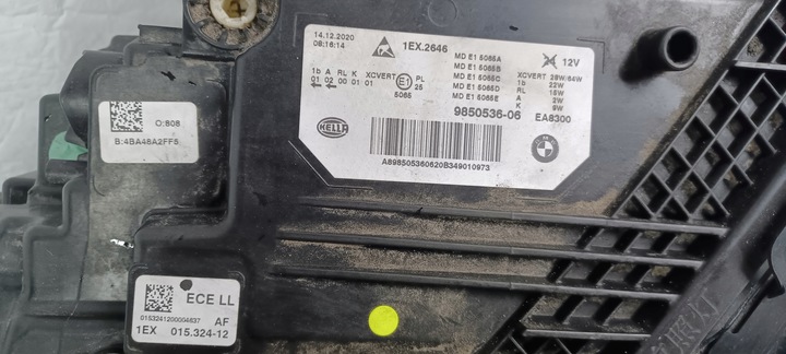фото №7, Лампа правая перед bmw 6 gt g32 lci рестайлинг полный led 9850536-06