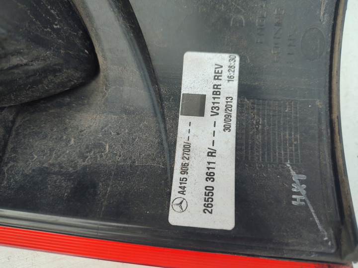 фото №10, Лампа праві зад mercedes citan w415 оригінал європа a4159062700