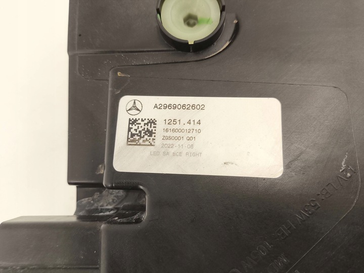 фото №11, Лампа правий перед digital light mercedes-benz eqs x296 suv 2023