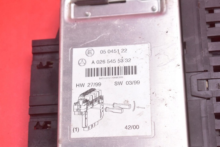 фото №8, Коробка запобіжників sam a0265455332 05045122 mercedes s-klasa w220 3.2