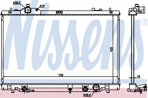 фото №11, Радіаторів двигуна - система охолодження двигуна [niss