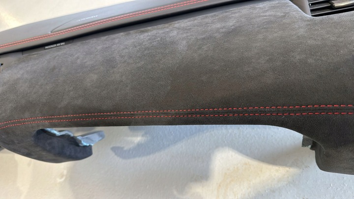 фото №6, Lamborghini aventador lp710 консоль панель подушка безпеки подушки ремені алькантара