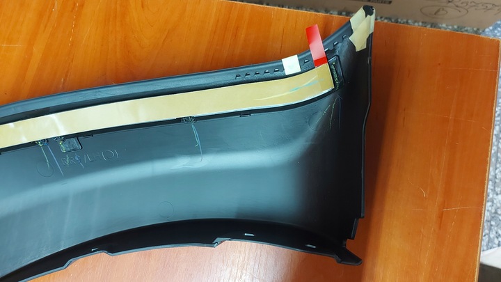 фото №16, Планка накладка крыльев левая левый зад задняя toyota hilux viii 15-