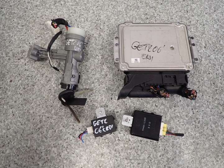 фото №5, Hyundai getz 06 -crdi набор стартовый компьютер европа