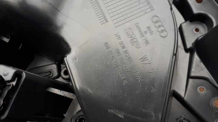 фото №13, A4 b9 8w боковина двері лівий зад шкіра 8w0867317