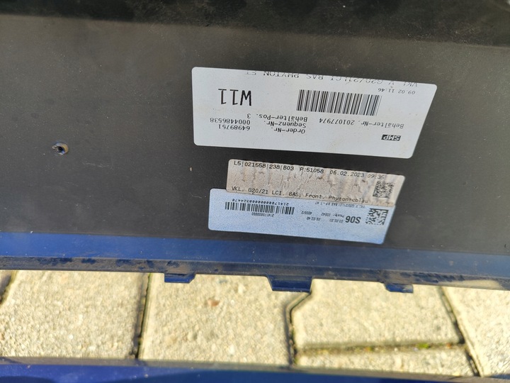 фото №8, Бампер перед переднее bmw 3 g20 g21lift lci pdc