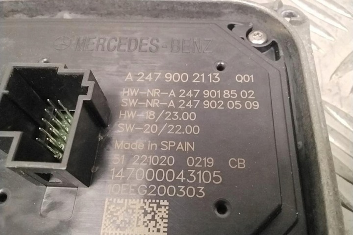 фото №2, Модуль світла mercedes-benz b-class sports tourer w247 a2479002113