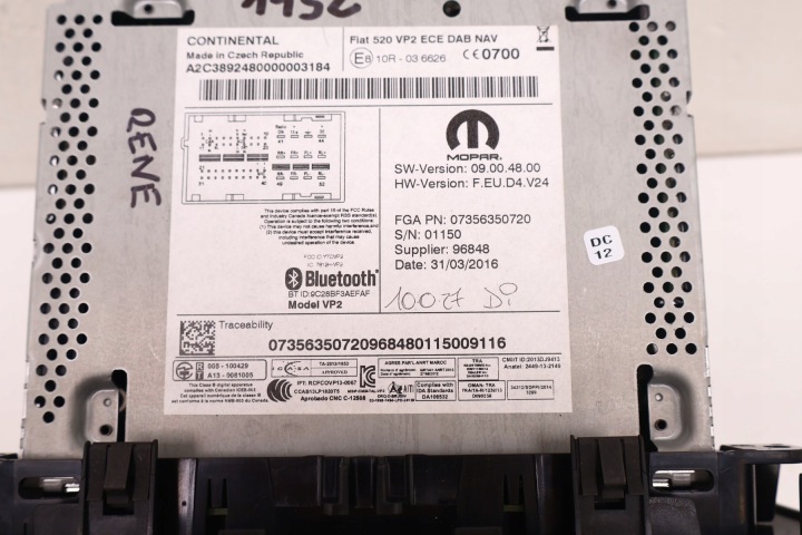 фото №6, Jeep renegade магнитола экран магнитола '07356350720