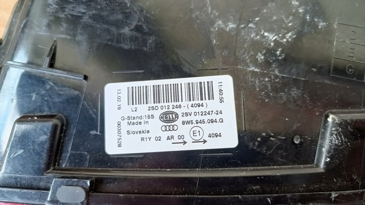 фото №15, Лампа зад задня ліва права audi a4 b9 15- sedan led