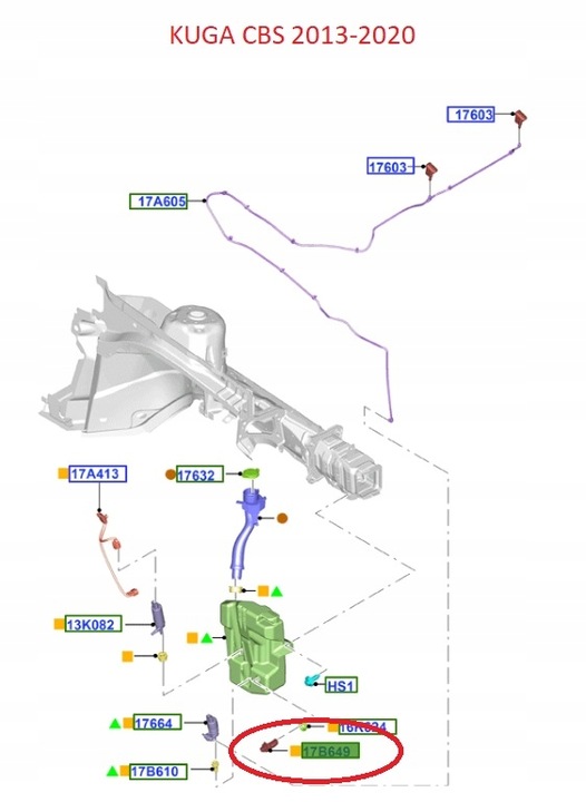 фото №9, Датчик рівня рідини омивач ford kuga mustang