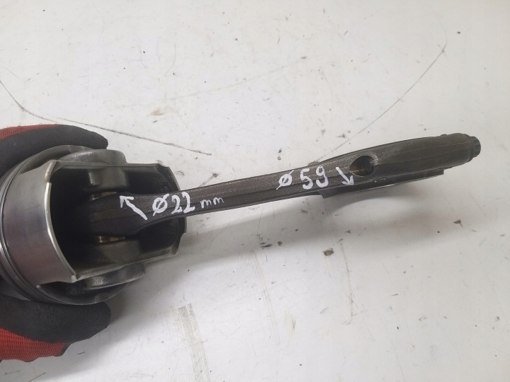 фото №7, Поршень шатун шату́н r6eh 3.0 tfsi a7 4g s4 b8 q7 c7 s5 ctu cak cgx 066dn