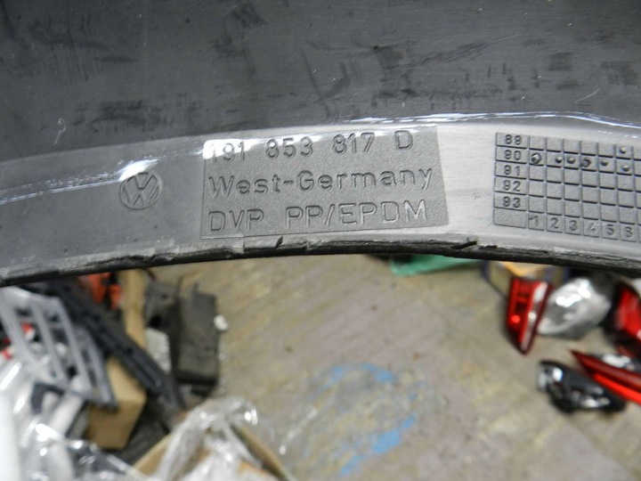 фото №9, Vw golf ii g60 89- планка крыло зад левая сторона 191853817d