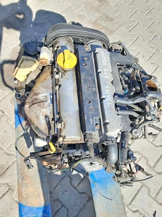 фото №7, Двигатель комплектный оборудование opel vectra b 1.6 b x16xel