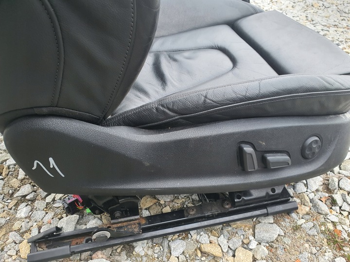 фото №15, Audi a4 b8 a5 сидіння спортивні чорна шкіра підігрів!!! електрика!!!