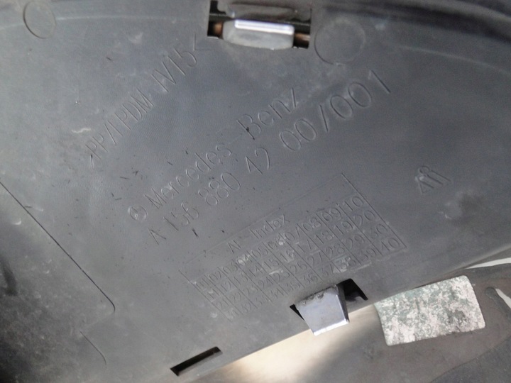 фото №10, Mercedes gla x156 156 рестайлінг накладка бампера перед