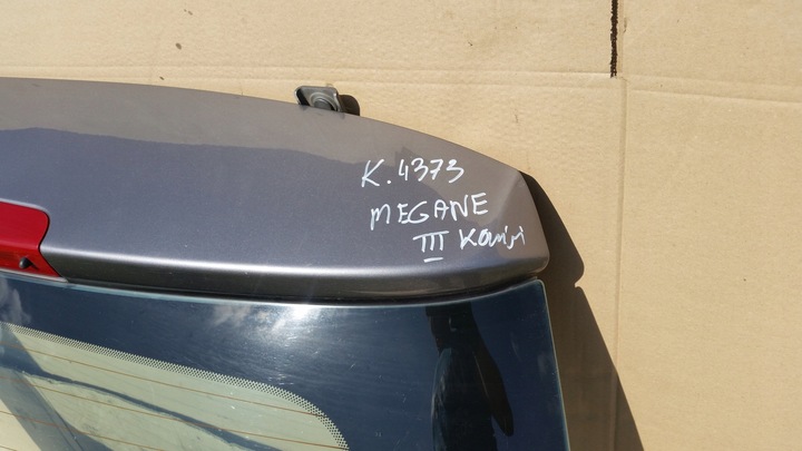 фото №8, Renault megane iii універсал 08-16r кришка багажника зад