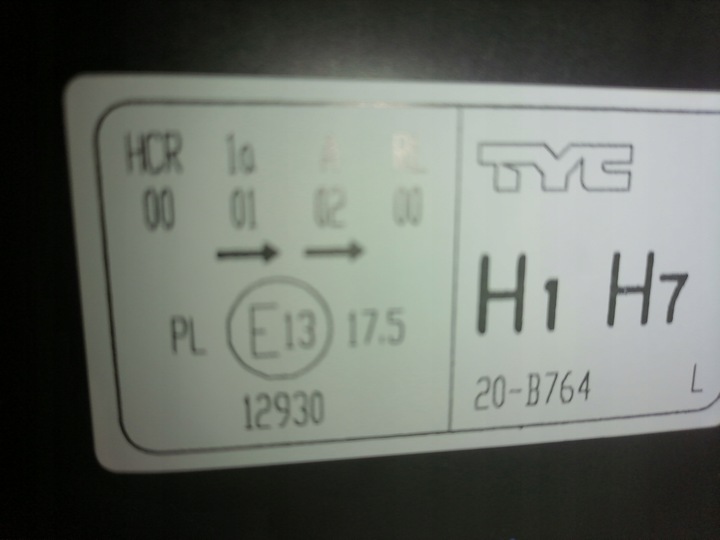 фото №9, Лампа левая opel insignia a дорестайлинг