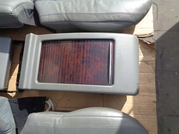 фото №12, Mercedes s w221 диван длинный серый кожа кожаный