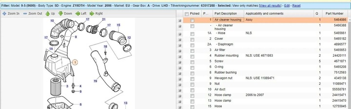 фото №9, Saab 9-5 2006 корпуси фільтрів повітря