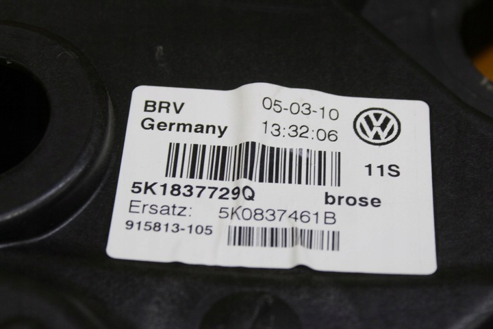 фото №7, Механізм скла лівий перед golf vi 5k0837461b hb