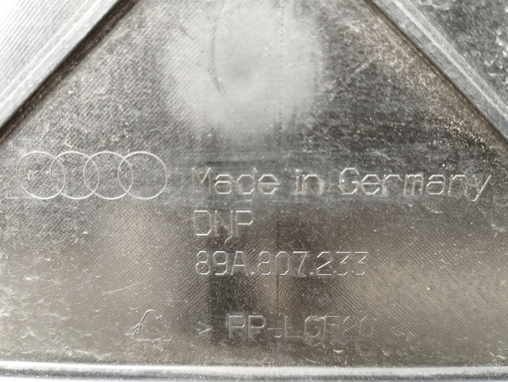 фото №5, Усилитель кронштейн каркас решётка audi q4 89a 89a807233